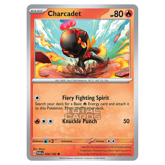 Pokemon - Scarlet & Violet - Paradox Rift - Charcadet (Holo) - 026/182