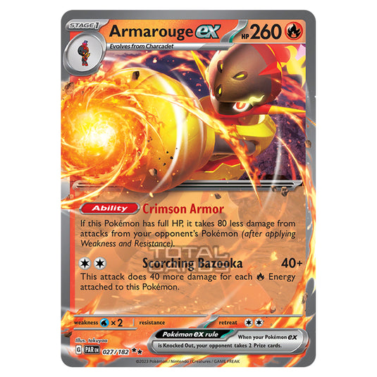 Pokemon - Scarlet & Violet - Paradox Rift - Armarouge ex - 027/182