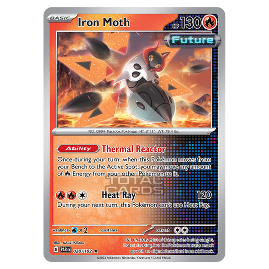 Pokemon - Scarlet & Violet - Paradox Rift - Iron Moth - 028/182