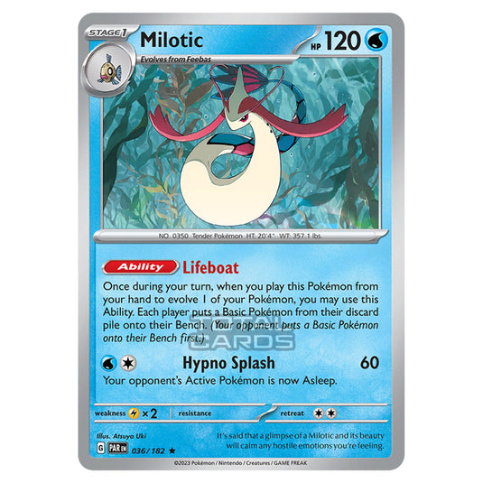 Pokemon - Scarlet & Violet - Paradox Rift - Milotic - 036/182