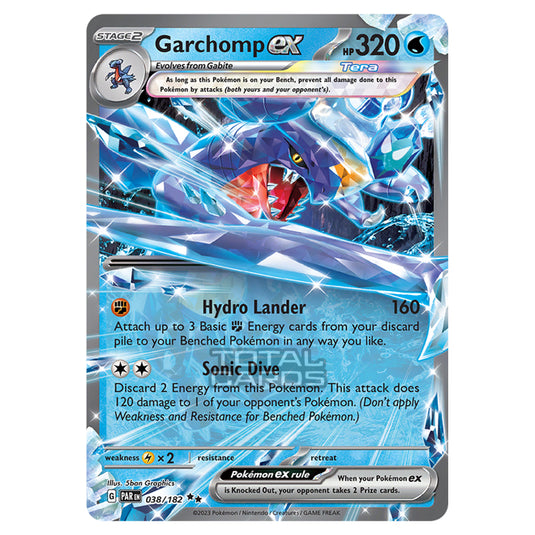 Pokemon - Scarlet & Violet - Paradox Rift - Garchomp ex - 038/182