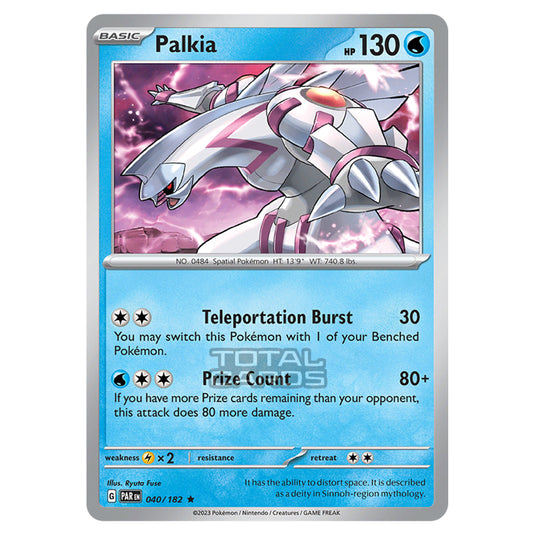 Pokemon - Scarlet & Violet - Paradox Rift - Palkia - 040/182