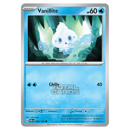 Pokemon - Scarlet & Violet - Paradox Rift - Vanillite - 043/182