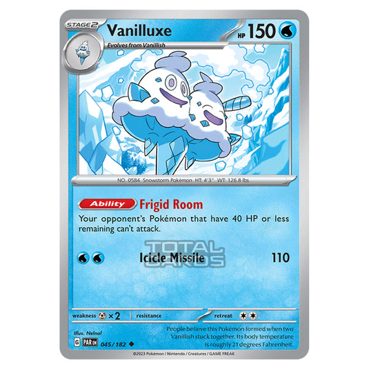 Pokemon - Scarlet & Violet - Paradox Rift - Vanilluxe - 045/182