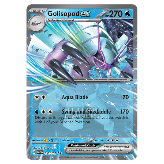 Pokemon - Scarlet & Violet - Paradox Rift - Golisopod ex - 050/182