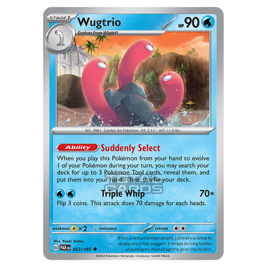 Pokemon - Scarlet & Violet - Paradox Rift - Wugtrio - 053/182