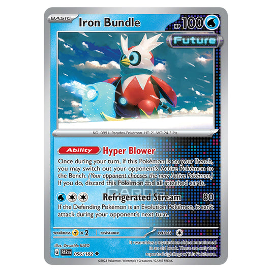 Pokemon - Scarlet & Violet - Paradox Rift - Iron Bundle - 056/182 Pokemon - Scarlet & Violet - Paradox Rift - Iron Bundle - 056/182