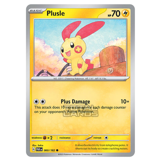 Pokemon - Scarlet & Violet - Paradox Rift - Plusle - 060/182