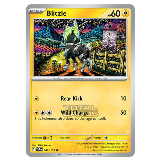 Pokemon - Scarlet & Violet - Paradox Rift - Blitzle - 062/182