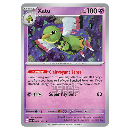 Pokemon - Scarlet & Violet - Paradox Rift - Xatu - 072/182