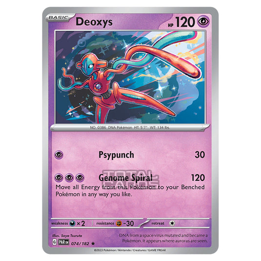 Pokemon - Scarlet & Violet - Paradox Rift - Deoxys - 074/182