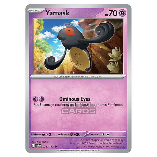 Pokemon - Scarlet & Violet - Paradox Rift - Yamask - 075/182