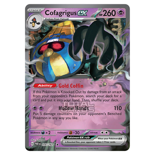 Pokemon - Scarlet & Violet - Paradox Rift - Cofagrigus ex - 076/182