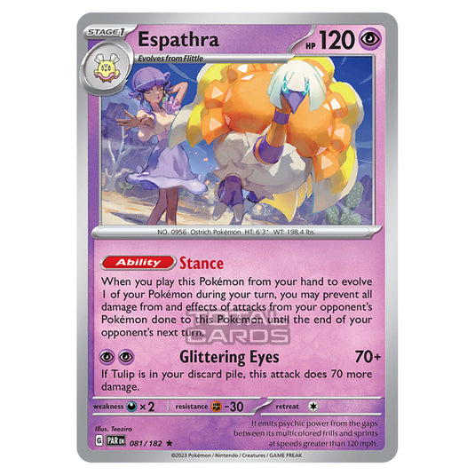 Pokemon - Scarlet & Violet - Paradox Rift - Espathra - 081/182