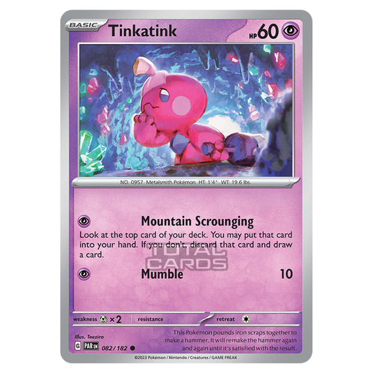 Pokemon - Scarlet & Violet - Paradox Rift - Tinkatink - 082/182