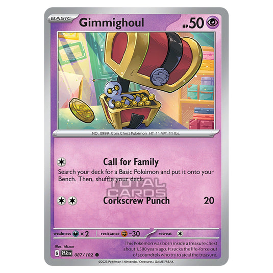 Pokemon - Scarlet & Violet - Paradox Rift - Gimmighoul - 087/182