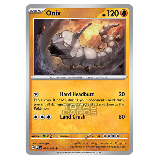 onix basic pokemon card value Pokemon - Scarlet & Violet - Paradox Rift - Onix