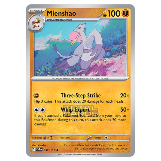 Pokemon - Scarlet & Violet - Paradox Rift - Mienshao - 097/182