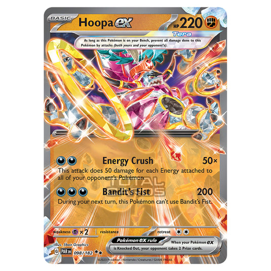 Pokemon - Scarlet & Violet - Paradox Rift - Hoopa ex - 098/182