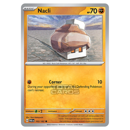 Pokemon - Scarlet & Violet - Paradox Rift - Nacli - 102/182