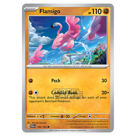 Pokemon - Scarlet & Violet - Paradox Rift - Flamigo - 106/182