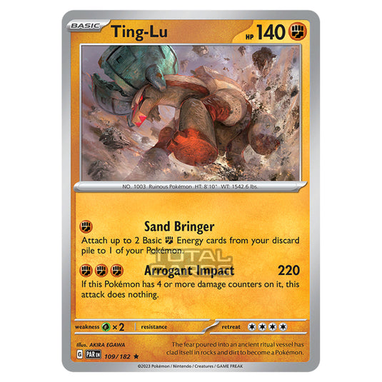 Pokemon - Scarlet & Violet - Paradox Rift - Ting-Lu - 109/182