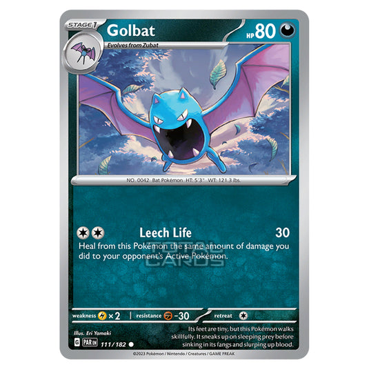 Pokemon - Scarlet & Violet - Paradox Rift - Golbat - 111/182