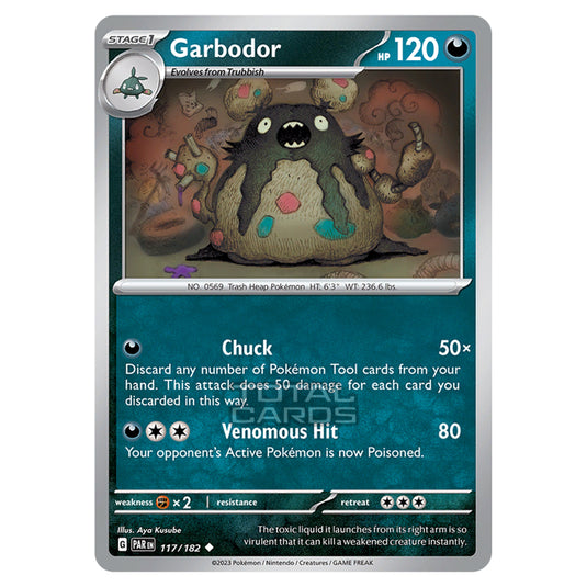 Pokemon - Scarlet & Violet - Paradox Rift - Garbodor - 117/182