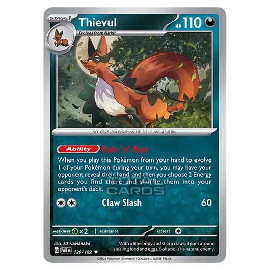 Pokemon - Scarlet & Violet - Paradox Rift - Thievul - 120/182