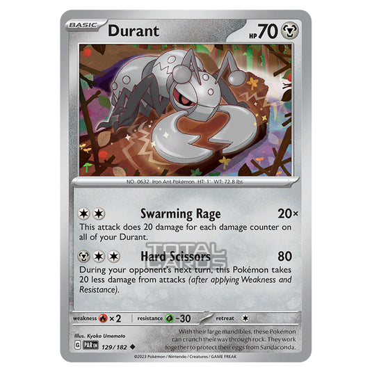 Pokemon - Scarlet & Violet - Paradox Rift - Durant - 129/182