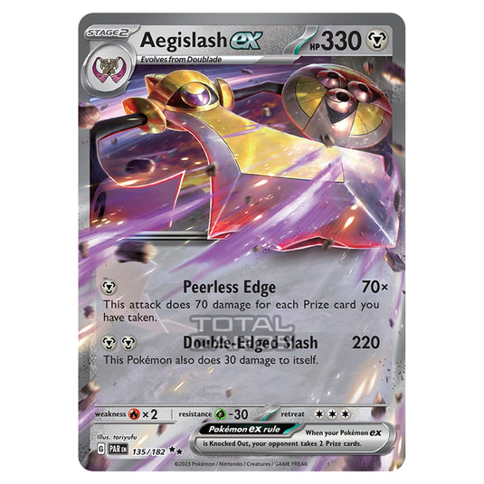 Pokemon - Scarlet & Violet - Paradox Rift - Aegislash ex - 135/182