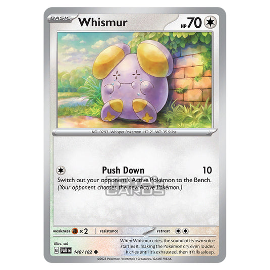 Pokemon - Scarlet & Violet - Paradox Rift - Whismur - 148/182