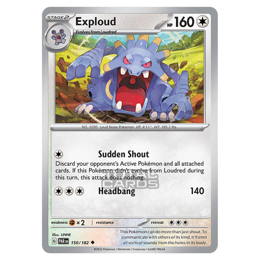 Pokemon - Scarlet & Violet - Paradox Rift - Exploud - 150/182