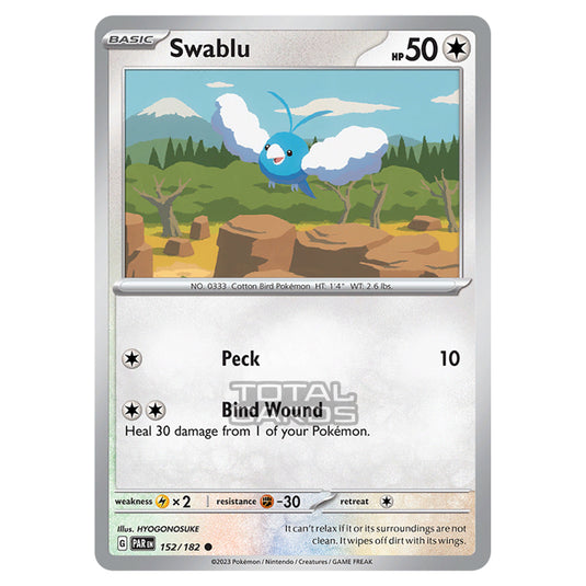 Pokemon - Scarlet & Violet - Paradox Rift - Swablu - 152/182