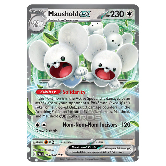 Pokemon - Scarlet & Violet - Paradox Rift - Maushold ex - 155/182