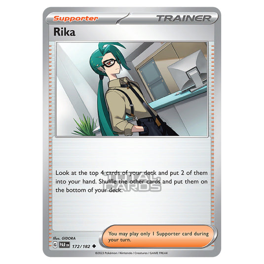 Pokemon - Scarlet & Violet - Paradox Rift - Rika - 172/182