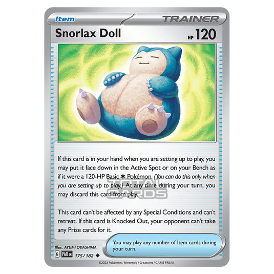 Pokemon - Scarlet & Violet - Paradox Rift - Snorlax Doll - 175/182