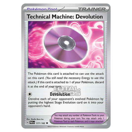 Pokemon - Scarlet & Violet - Paradox Rift - Technical Machine: Devolution - 177/182