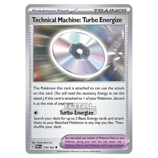 Pokemon - Scarlet & Violet - Paradox Rift - Technical Machine: Turbo Energize - 179/182