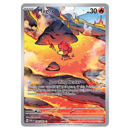 Pokemon - Scarlet & Violet - Paradox Rift - Magby - 186/182