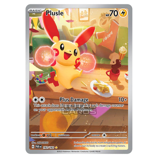 Pokemon - Scarlet & Violet - Paradox Rift - Plusle - 193/182