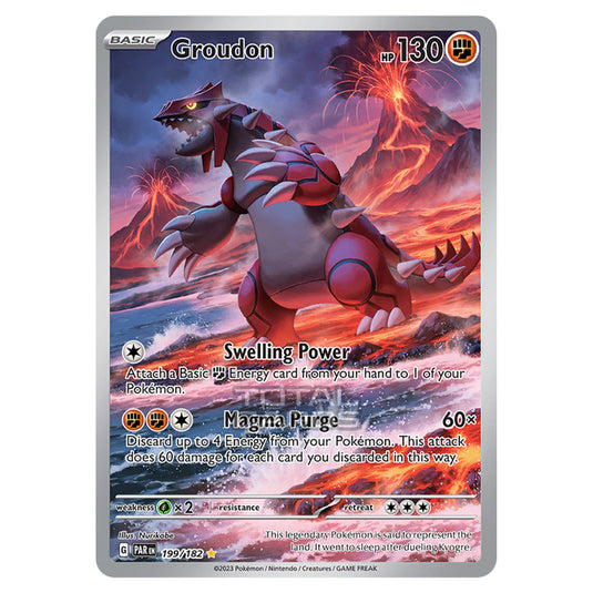 Pokemon - Scarlet & Violet - Paradox Rift - Groudon - 199/182