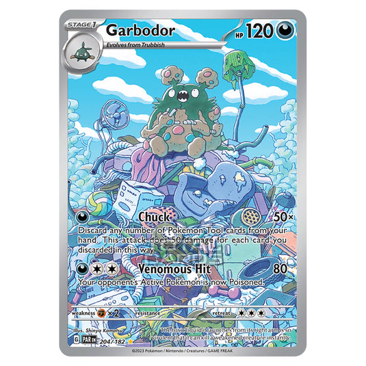 Pokemon - Scarlet & Violet - Paradox Rift - Garbodor - 204/182