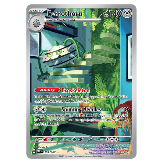 Pokemon - Scarlet & Violet - Paradox Rift - Ferrothorn - 209/182