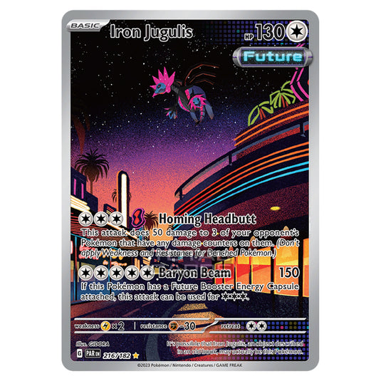 Pokemon - Scarlet & Violet - Paradox Rift - Iron Jugulis - 216/182