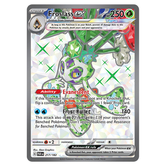 Pokemon - Scarlet & Violet - Paradox Rift - Froslass ex - 217/182