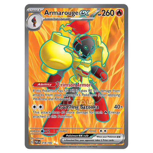 Pokemon - Scarlet & Violet - Paradox Rift - Armarouge ex - 218/182