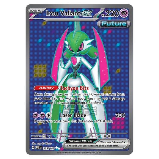 Pokemon - Scarlet & Violet - Paradox Rift - Iron Valiant ex - 225/182