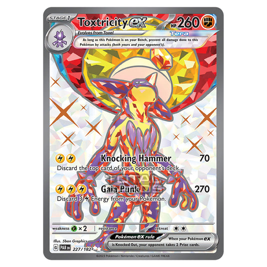 Pokemon - Scarlet & Violet - Paradox Rift - Toxtricity ex - 227/182