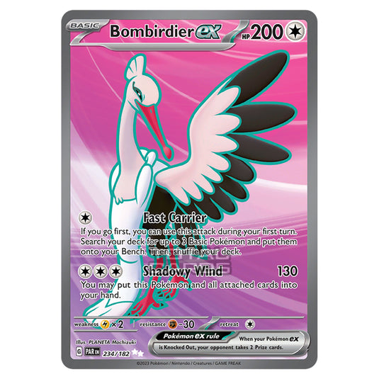 Pokemon - Scarlet & Violet - Paradox Rift - Bombirdier ex - 234/182